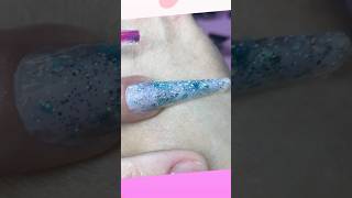 Marbled PolyGel Nail nails nailart [upl. by Sulohcin]