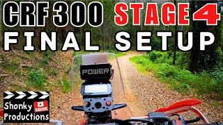 CRF300 Stage 4 Final Setup [upl. by Redep]