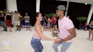 Junior amp Carolina  Bachata workshop  Summer Sensual Days 2019 Opatija [upl. by Petrick460]