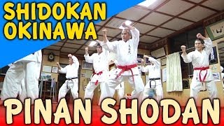 PINAN SHODAN  OKINAWA SHIDOKAN shorin ryu [upl. by Trask]