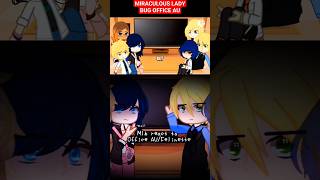 MLB originals react to Marinette office AU miraculousladybug felinette gachaclub adrienette [upl. by Suiram]