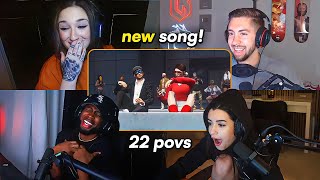 Streamers Reacting to Fannys New Song 22 povs [upl. by Nosreve]