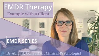 EMDR Therapy Example with a Client in Clinical Practice [upl. by Naitirb115]