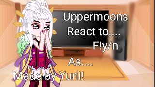 Uppermoons react to fyn as GACHA TIKTOKS Tiktok yxqncv follow me there like and sub [upl. by Nnylyar]