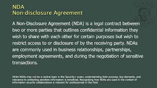 NDA  Nondisclosure Agreement [upl. by Adan]