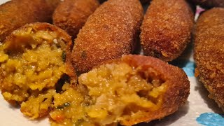 🇸🇷 Surinaamse Pom Kroketten receptSurinamese pom croquettes [upl. by Enneite]