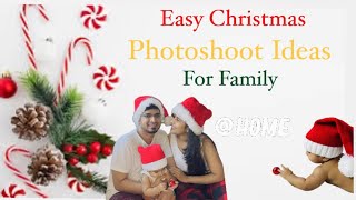 Family Christmas Photoshoot Ideas Home  Quick and Easy 🎄 [upl. by Warila298]