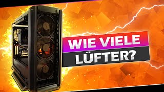 So viele LÜFTER braucht dein GAMING PC WIRKLICH  Der PERFEKTE AIRFLOW  So einfach gehts [upl. by May556]