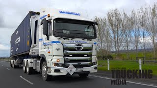 Hino 700 FY 3248 and FS 2848  New Zealand Trucks  Covering the Bases [upl. by Aneerb143]