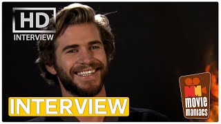 Mockingjay  Liam Hemsworth amp Francis Lawrence Interview [upl. by Allimak]