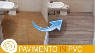 Pavimento in PVC adesivo Come fare [upl. by Rogozen]