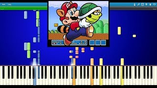 Super Mario Bros 3  Overworld 1 Synthesia [upl. by Azila]