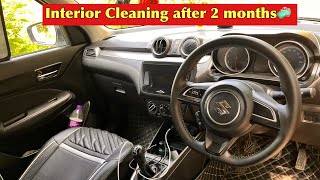 Interior cleaning of my car after 2 Months🧼 [upl. by Juanne]