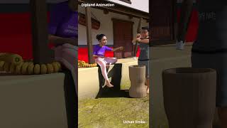 Bro Sis Fight Tihar 2024 tihar cartoon funny comedy 90skids angry brosis nepal fight love [upl. by Annonyw]