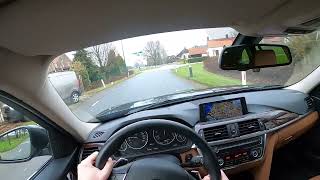 BMW 320i Touring F31 Steptronic Test Drive POV [upl. by Gwenni]