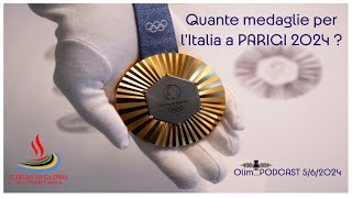 Quante medaglie per lITALIA alle OLIMPIADI di PARIGI 2024 OlimPODCAST 562024 [upl. by Adnouqal]