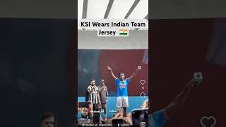 KSI Wears Indian Team Jersey 🇮🇳 [upl. by Rudyard]