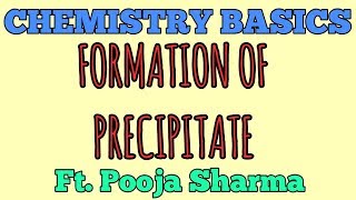 Formation of precipitate in a chemical reaction Ft Pooja Sharma [upl. by Virg266]