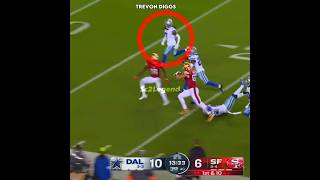 Was Trevon Diggs Scared To Tackle🤔😬 shorts [upl. by Atinuhs]