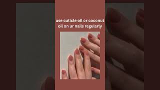 how to grow nails fast NailCareNailGrowthHealthyNails [upl. by Aicelet]