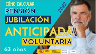 Cómo calcular la Jubilación Anticipada Voluntaria en 2022 [upl. by Mattie]