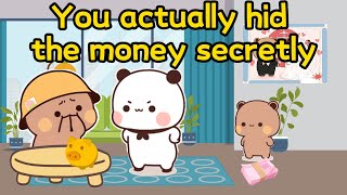 Bubu’s secret money was discovered😏 Bubududu  Animation Stories bubududu funny cute cartoon [upl. by Terrence254]