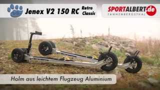 Rollski  Skiroller Cross Jenex V2 Aero 150 RC Retro Classic 20132014 von wwwsportalbertde [upl. by Haroppiz]