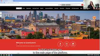 GrantSummit  Virtual Attendees App Webinar [upl. by Englis146]