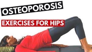 Osteoporosis Exercises for Hips at Home  2 Physiotherapy Safe Exercises [upl. by Nortad]