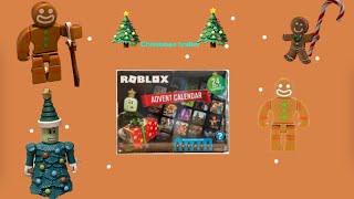 Roblox advent calendar Trailer took me a while to make [upl. by Ynattyrb787]