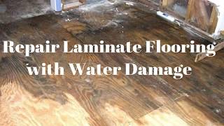 Repair Laminate Flooring with Water Damage at Moreno Valley CA by PL Builders amp Restoration [upl. by Demetrius]