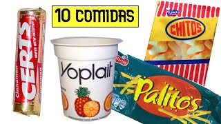 😁10 Comidas DESCONTINUADAS en COLOMBIA💛💙❤ [upl. by Madra]