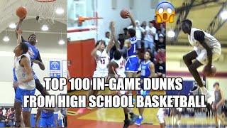 TOP 100 FLASHIEST DUNKS OF ALLTIME [upl. by Latonia]