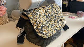 Tuto Sac à Bandoulière avec poche intérieureCouture Stefellya [upl. by Armyn]