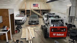 DIY Mezzanine GARAGE BUILD  Part 2 [upl. by Nayab]