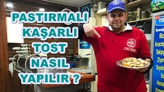 Pastırmalı Kaşarlı Tost Nasıl Yapılır [upl. by Gnouhk]