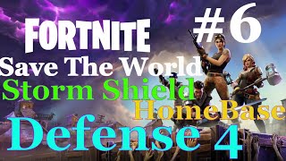 Fortnite Save the World Homebase Storm Shield Defense 4 Stonewood Mission [upl. by Nirac702]