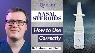 How to use Nasal Spray CORRECTLY  Nasal Steroids [upl. by Nylhtac252]