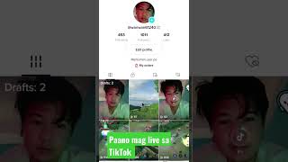 paano mag live sa TikTok [upl. by Dnomed]