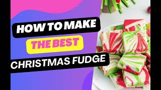 HOW to make the BEST Christmas fudge ever  dessert recipe christmas shorts [upl. by Lavicrep]