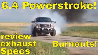 Buying a 64 Powerstroke  review acceleration straight pipe exhaust [upl. by Ffilc]