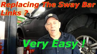 How to replace the sway bar links on a Ford or Mercury [upl. by Atimad]