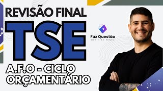 REVISÃO FINAL TSE  AFO [upl. by Kapoor949]