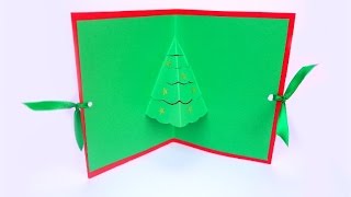 Come realizzare un biglietto di Natale in 3D [upl. by Lyrahs]