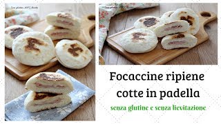 Focaccine in padella senza glutine e senza lievitazione [upl. by Martyn]