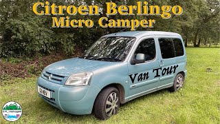 Citroen Berlingo van tour micro camper [upl. by Eamanna734]