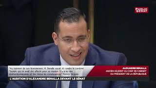 Audition complète dAlexandre Benalla devant le Sénat [upl. by Nosneh]