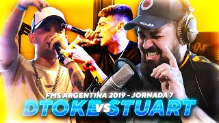 POSEIDO POR EL TRUENO  REACCIONANDO A DTOKE VS STUART FMS ARGENTINA J7 [upl. by Eve]