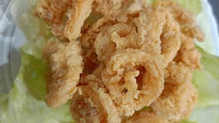 Easy fry squid calamaris [upl. by Namia747]