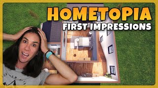 HOMETOPIA 🏠 First Impressions  Gameplay [upl. by Ades]